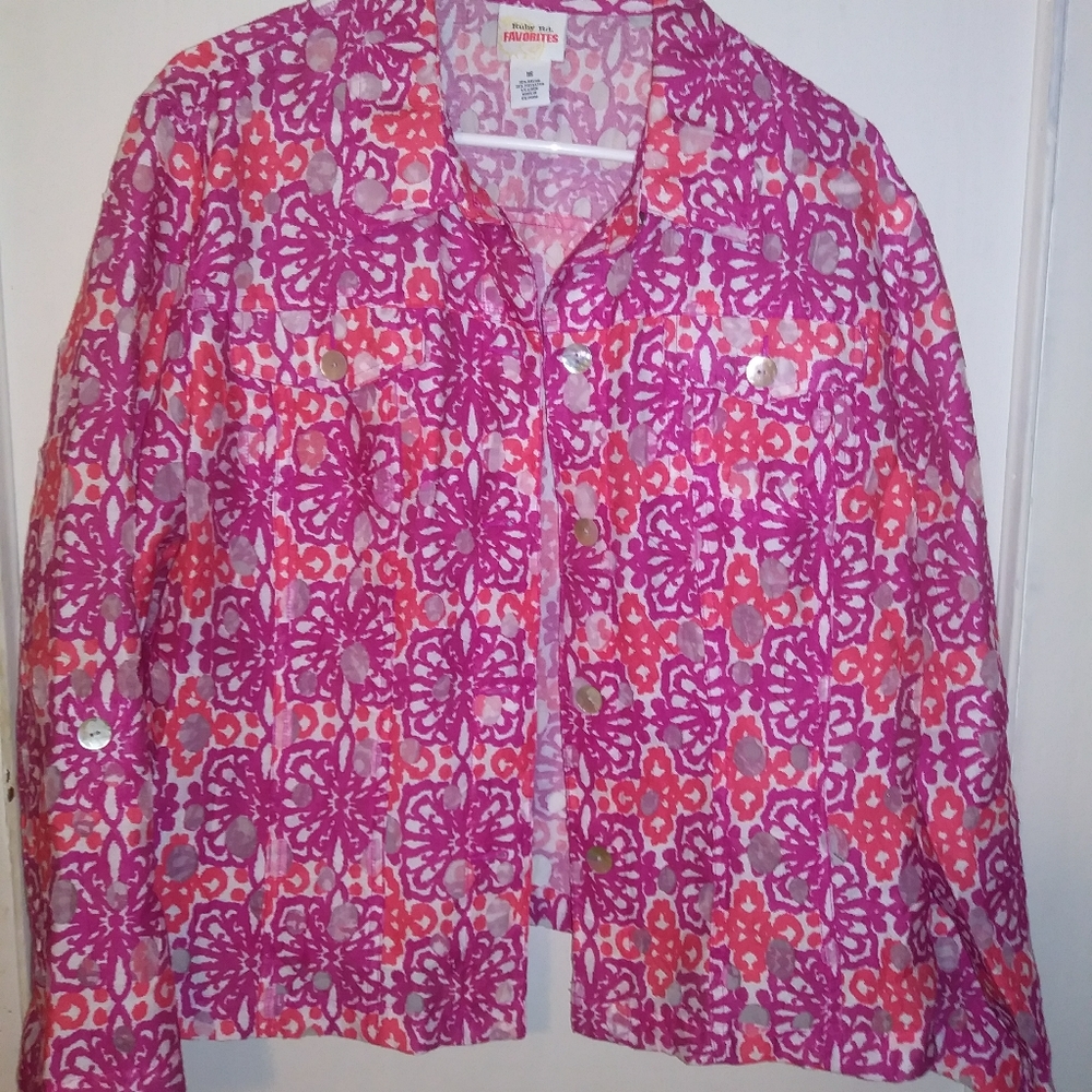 Ruby Rd Sheer Jacket - Picture 1 of 4
